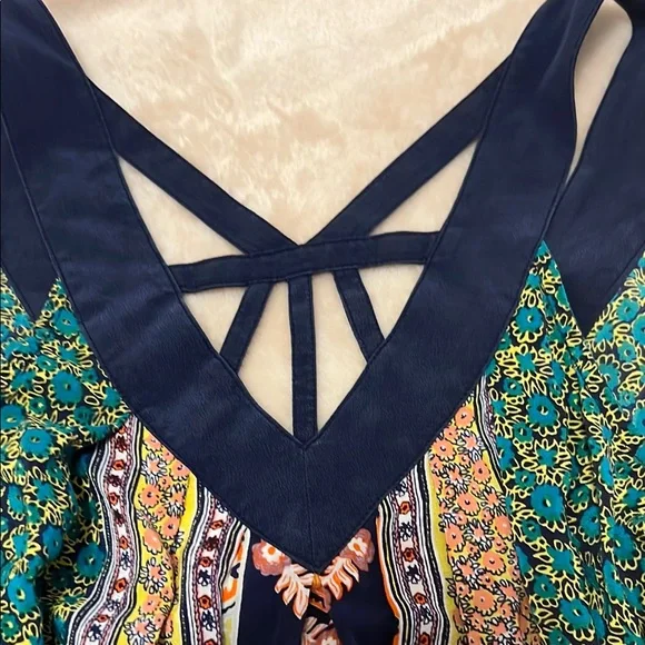 Anthropologie-Maeve Colorful Sleeveless Tank Top - Picture 4 of 6